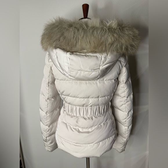 Zara Cream Color Buffer Jacket /duck Down/ Water Repellent/ - Picture 4 of 8